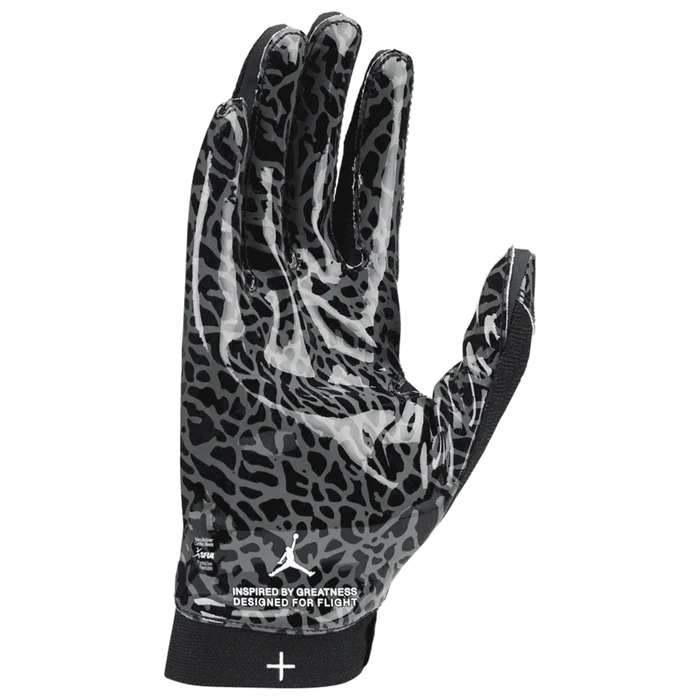 Jordan Men Fly Football Gloves Black Color.