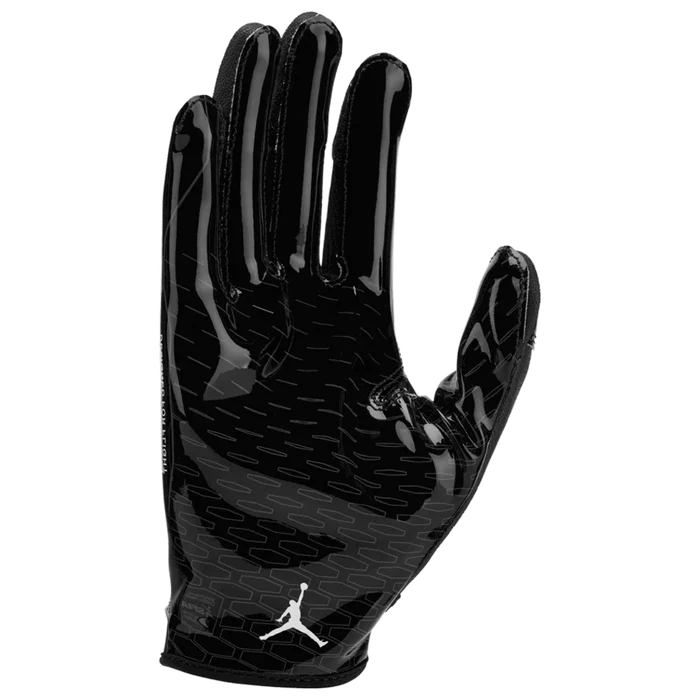 Jordan Men Fly Lock 2.0 Football Gloves black color.