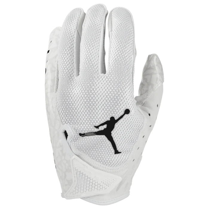 Jordan Men Jet 7.0 Football Gloves White Color.