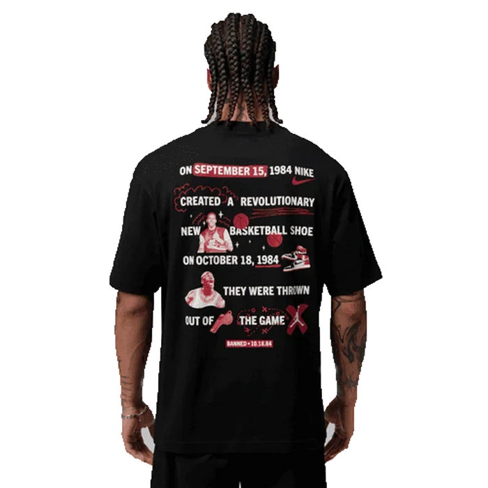 Jordan Men's Brooklyn T-Shirt black color