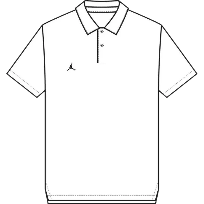 Jordan Men's DF STMT Golf Polo TM white Color