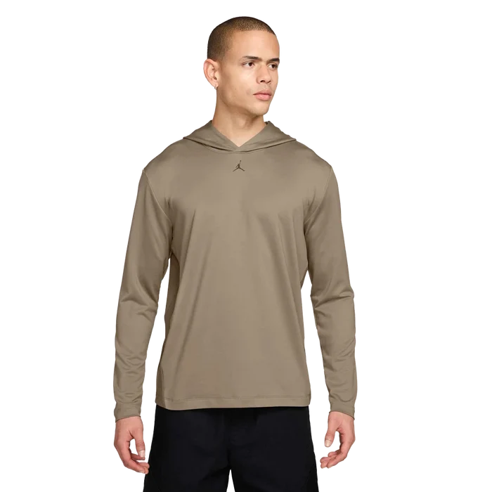 Jordan Men's Dri-FIT Golf Hoodie khaki color