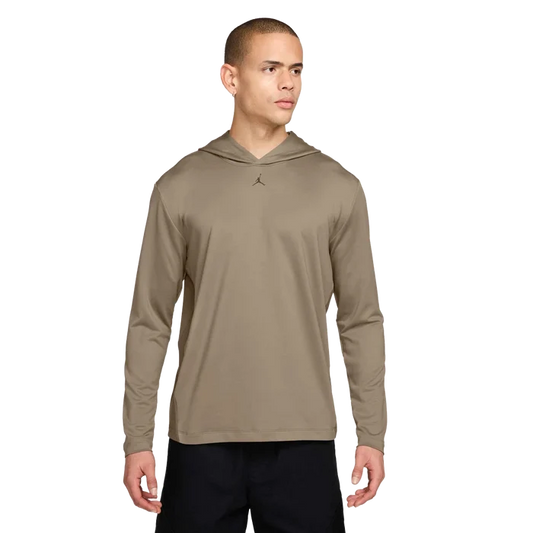 Jordan Men's Dri-FIT Golf Hoodie khaki color