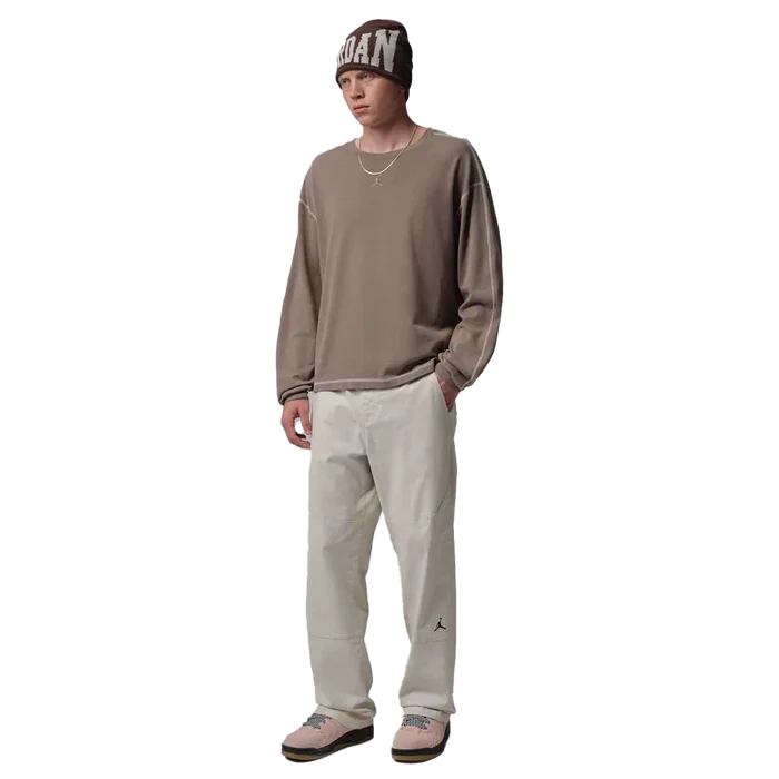 Jordan Flight Men's Heavyweight Long-Sleeve Top Grey color