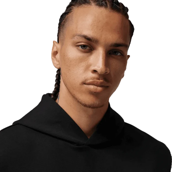 Jordan Men's Sport Hoop Fleece Dri-Fit Sleeveless Pullover Hoodie black color