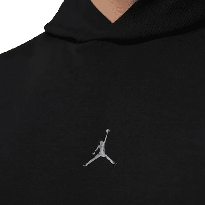 Jordan Men's Sport Hoop Fleece Dri-Fit Sleeveless Pullover Hoodie black color