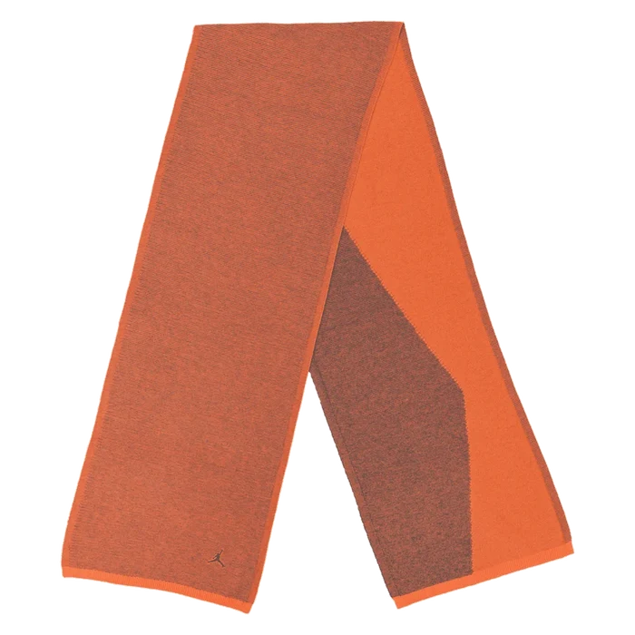 Jordan Unisex  Airy Knit Scarf Orange color.