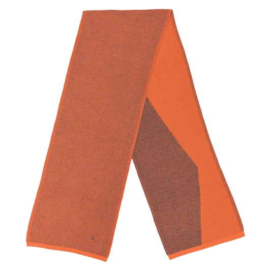 Jordan Unisex  Airy Knit Scarf Orange color.