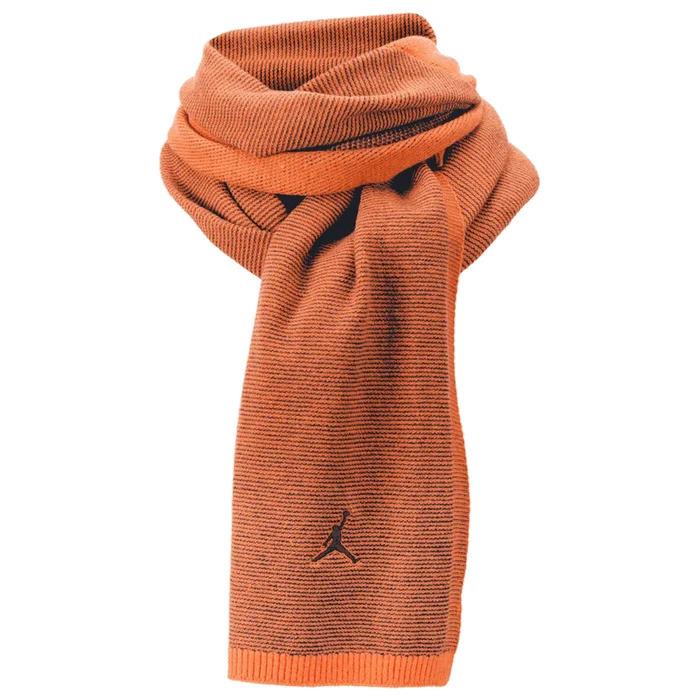Jordan Unisex  Airy Knit Scarf Orange color.
