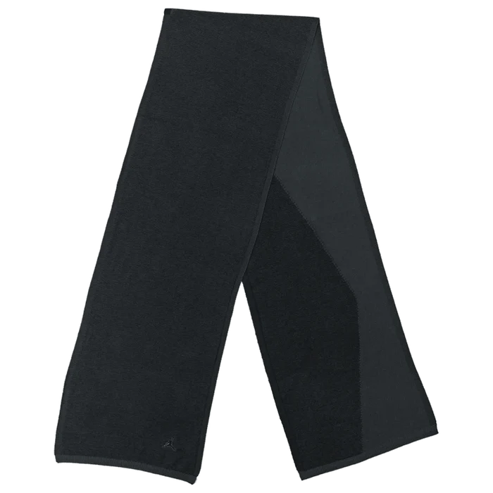 Jordan Unisex  Airy Knit Scarf Black color.