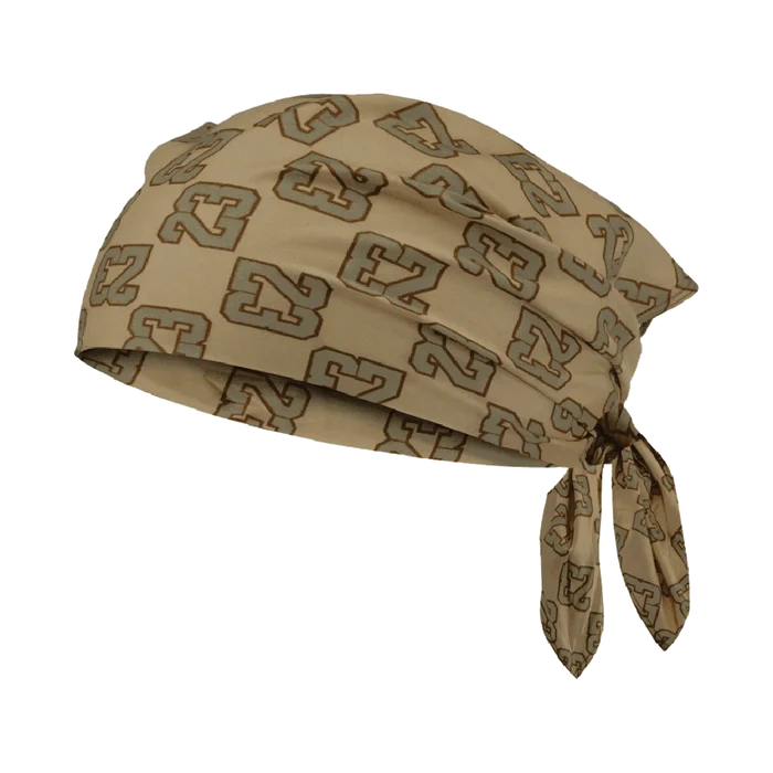 Jordan Unisex Bandana Printed Flight Brown Color.