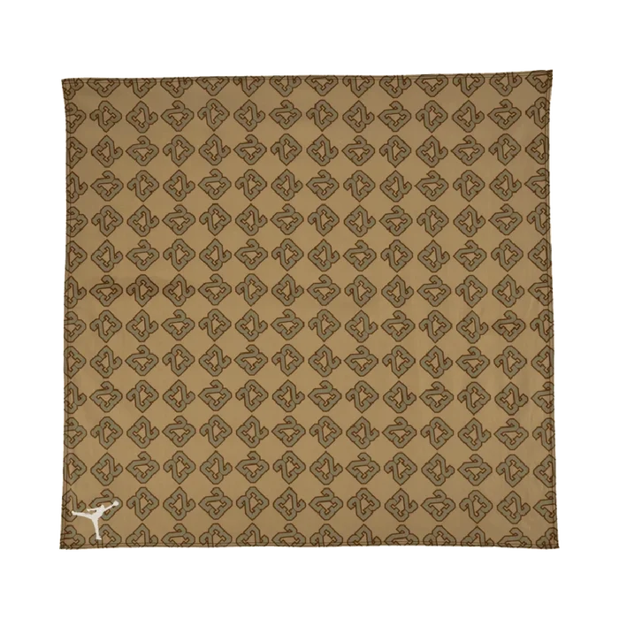 Jordan Unisex Bandana Printed Flight Brown Color.