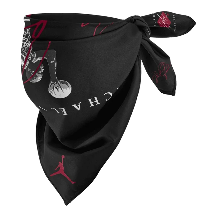 Jordan Unisex Bandana Printed Black Color.