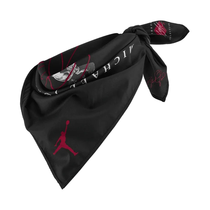 Jordan Unisex Bandana Printed Black Color.