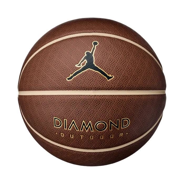 Jordan Diamond Outdoor 8p Basketball Brown color