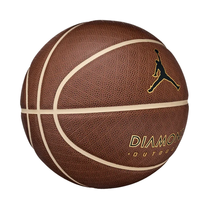 Jordan Diamond Outdoor 8p Basketball Brown color