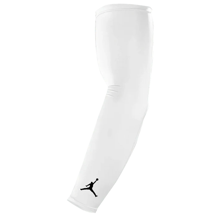 Jordan Unisex Shooter Sleeves Pair White color