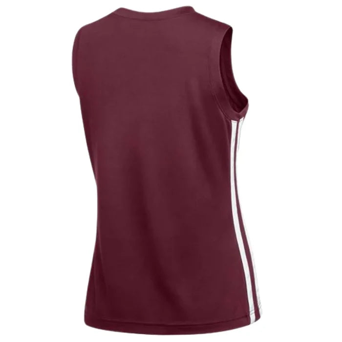 Jordan Women's Stock DF Set - Jersey and Short maroon color