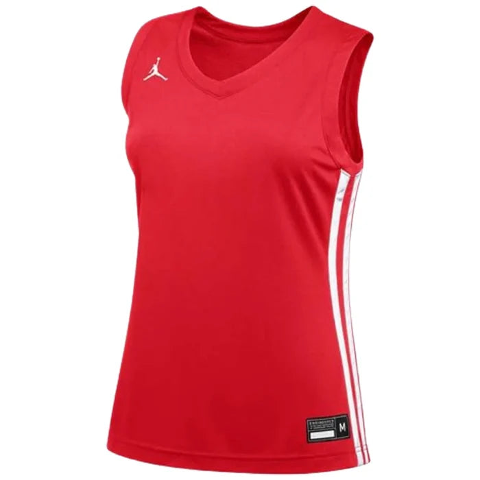 Jordan Women's Stock DF Set - Jersey and Short red  color