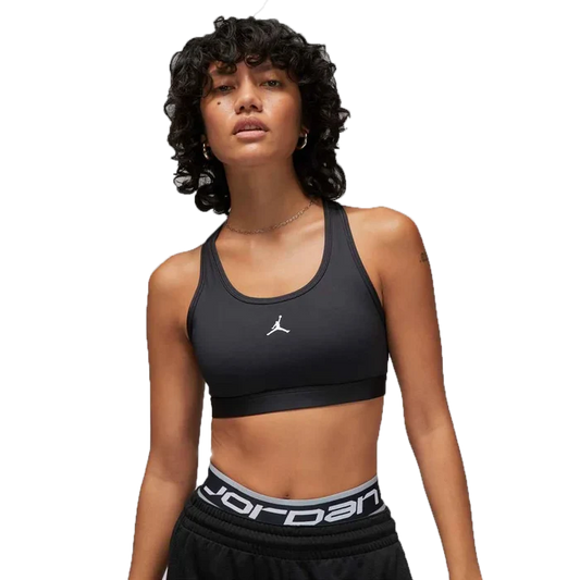 Jorden Sport Women's Medium-Support Padded Jumpman Bra black color