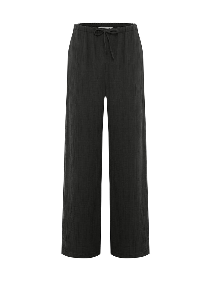 Kaya Drawstring Pants - Charcoal