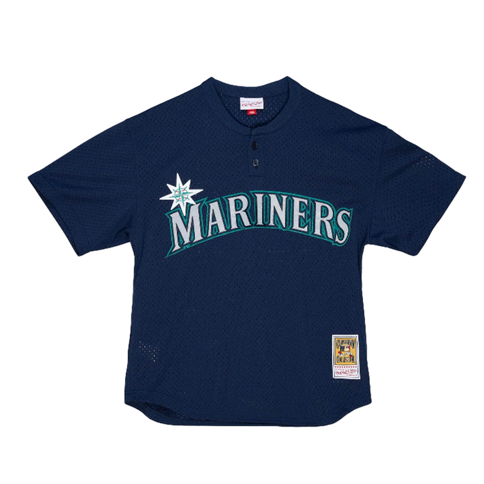 Kid's Authentic Ken Griffey Jr Seattle Mariners 1995 Pullover Jersey