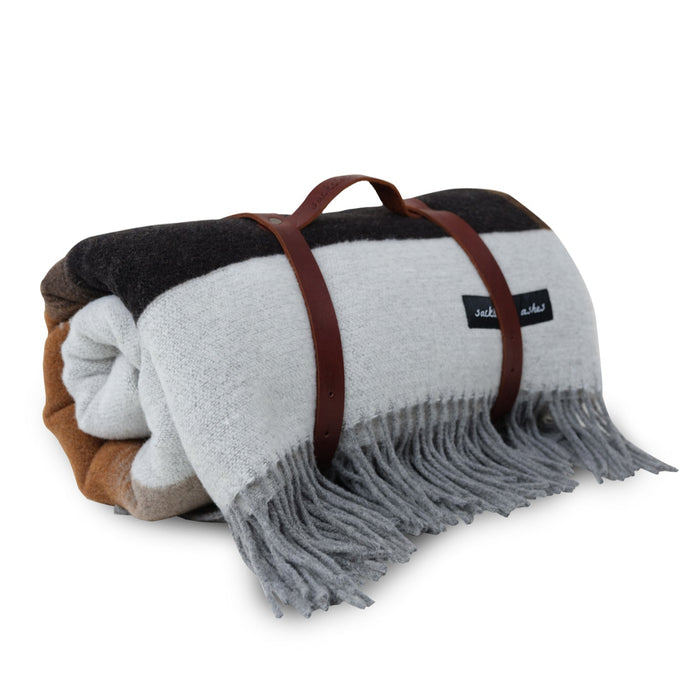 Leather Roll Strap for Blankets