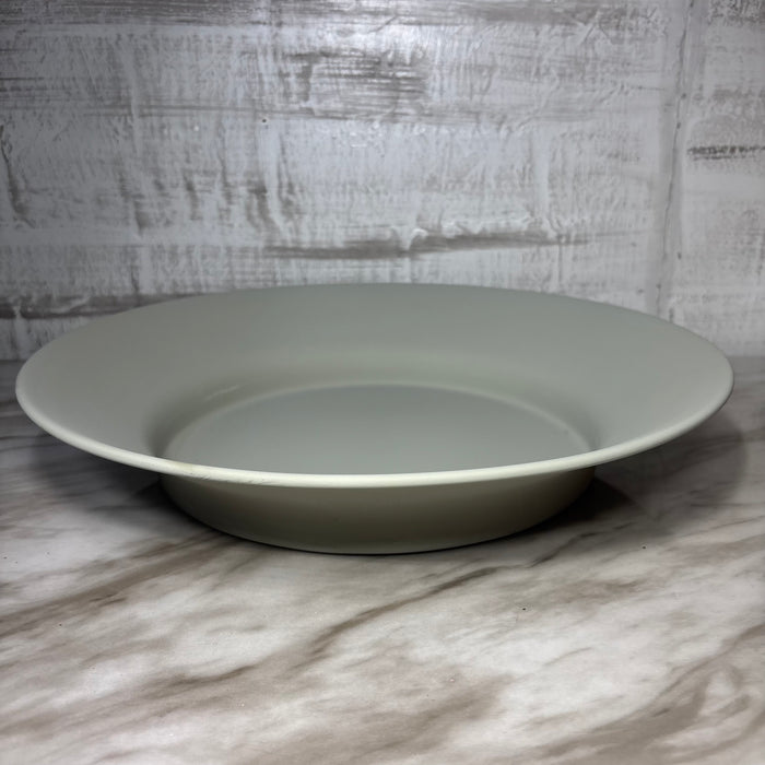 Light Gray Metal Decorative Bowl or Catchall Tray