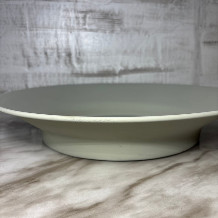Light Gray Metal Decorative Bowl or Catchall Tray