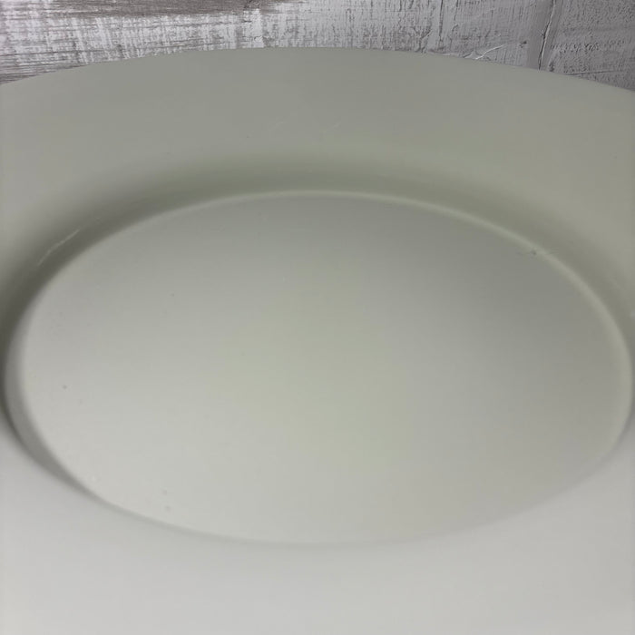 Light Gray Metal Decorative Bowl or Catchall Tray