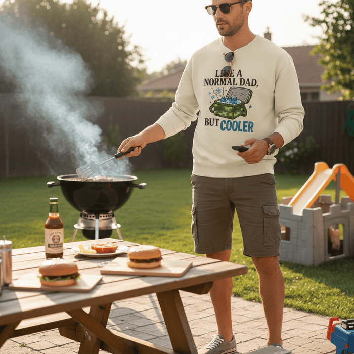 like a normal dad but cooler sweatshirt gift idea perfect for fathers day or birthday