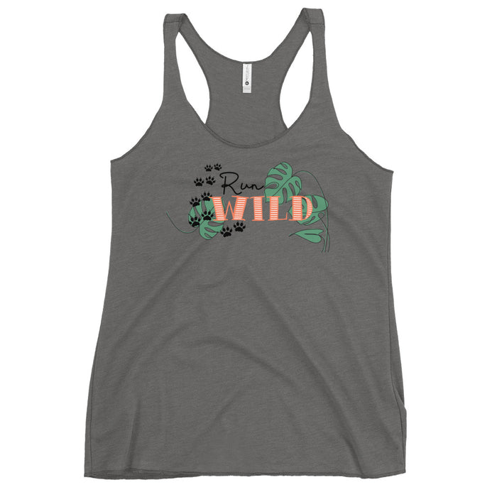 Lion King Run Wild RunDisney Tank Top Lion King Animal Kingdom Women's Racerback Tank