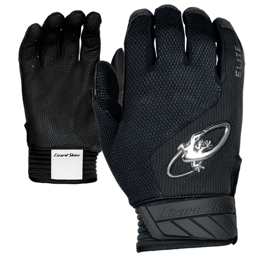 Lizard Skins Komodo Elite V2 Batting Glove - Jet Black