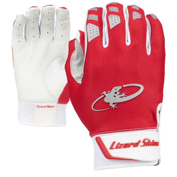 Lizard Skins Komodo V2 Batting Glove - Crimson Red