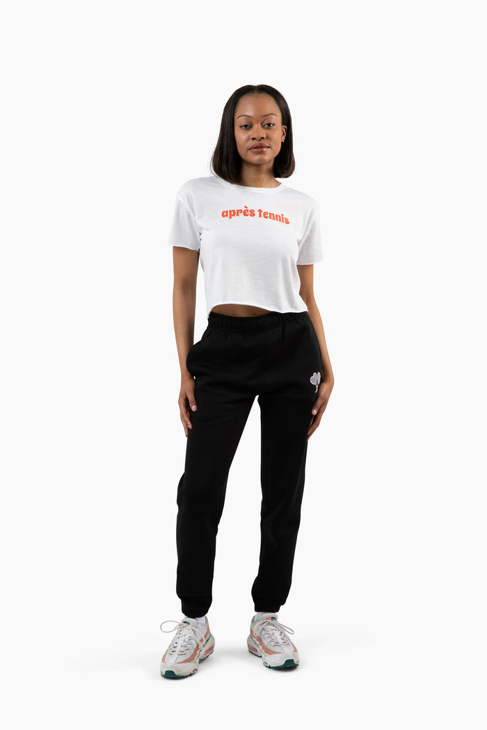 Love All Core Après Tennis Womens Crop T-shirt