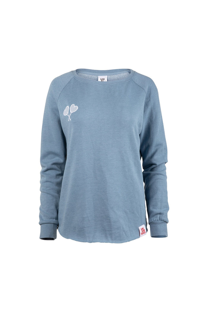 Love All Core Womens Courtney Lightweight Wash Sweatshirt