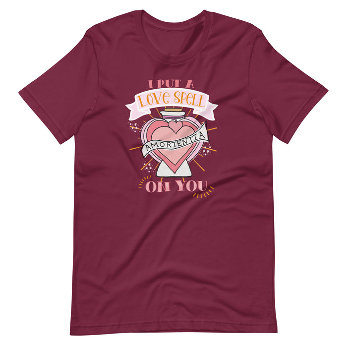 Love Potion Love Spell T-Shirt I Put a Spell on You Valentine's Day T-Shirt