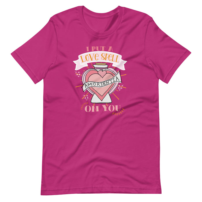 Love Potion Love Spell T-Shirt I Put a Spell on You Valentine's Day T-Shirt