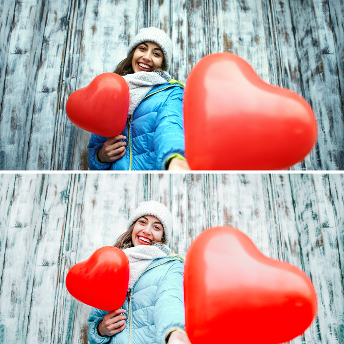 Love Presets Romantic Red Valentine's Day Mobile Lightroom Presets - 5 Prests