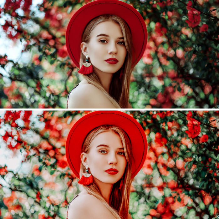 Love Presets Romantic Red Valentine's Day Mobile Lightroom Presets - 5 Prests