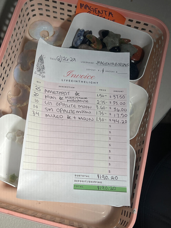 @magentaborealis Wholesale Live Sale Invoice