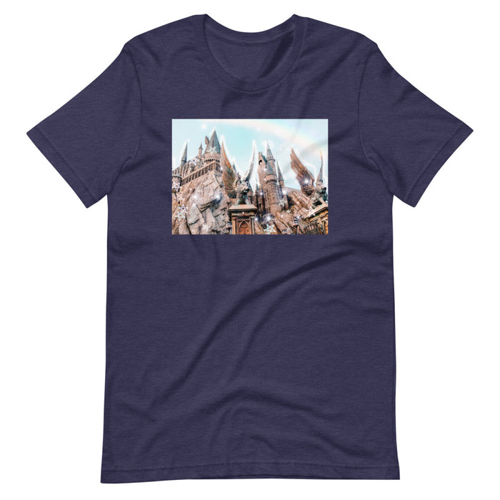 Magical Castle Photo T-Shirt Castle with Gargoyle T-shirt