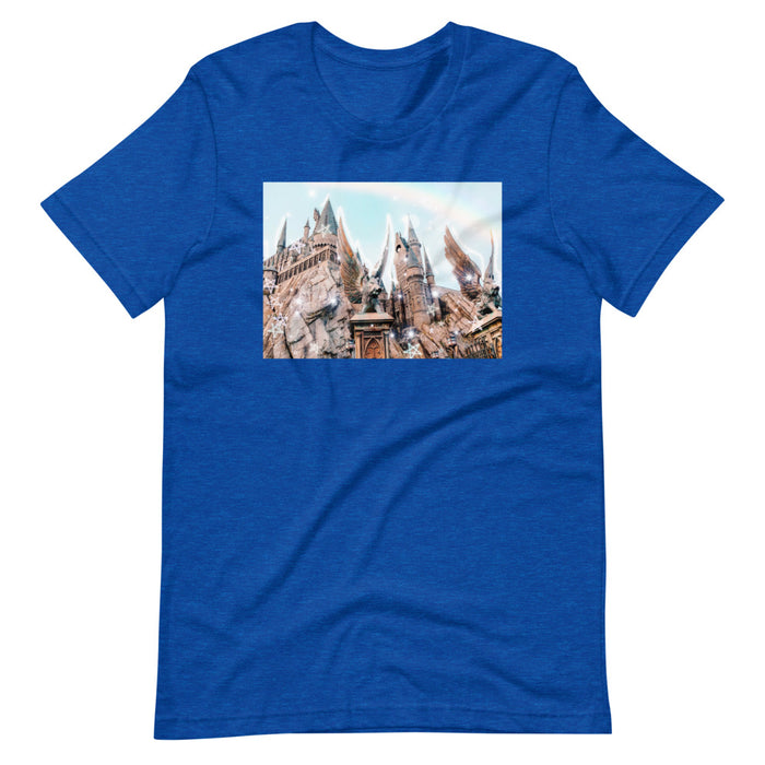 Magical Castle Photo T-Shirt Castle with Gargoyle T-shirt