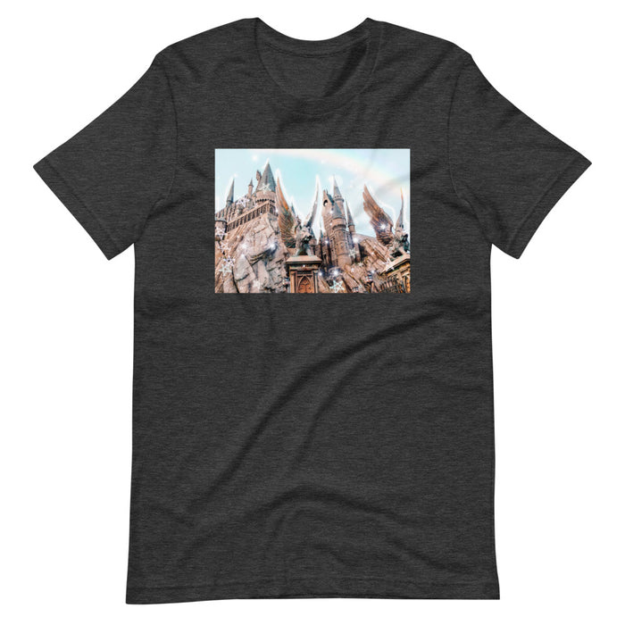 Magical Castle Photo T-Shirt Castle with Gargoyle T-shirt
