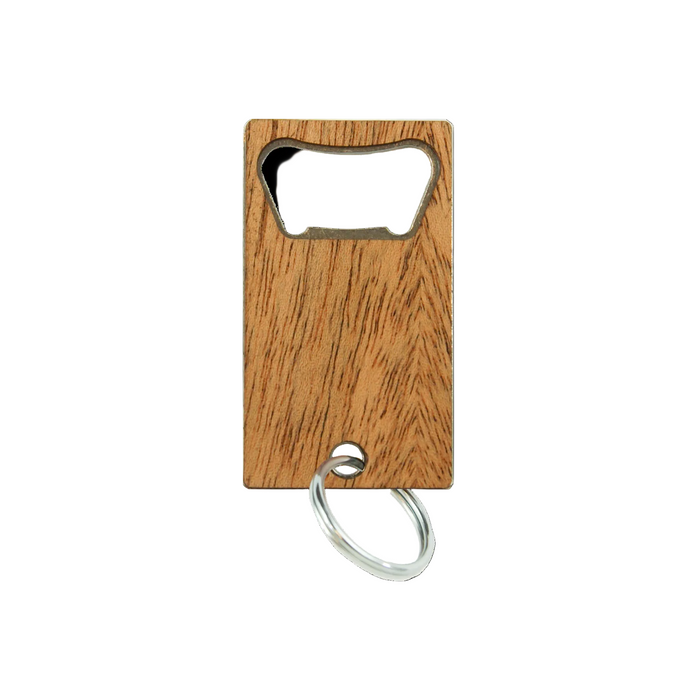 Mahogany Keychain Bottle Opener