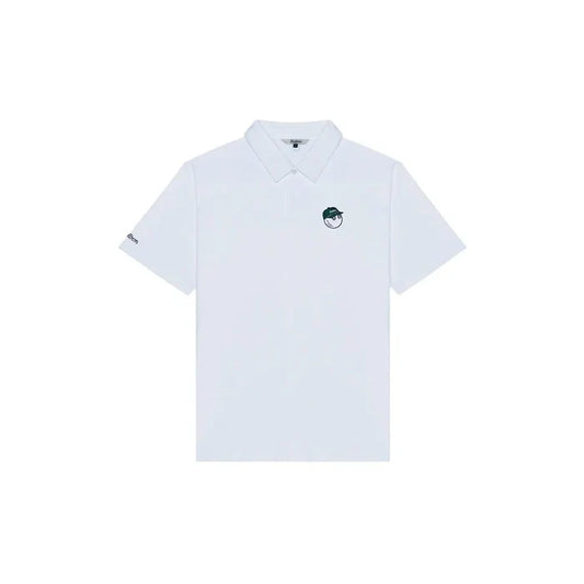 Malbon Fairway Baldwin Polo White Color