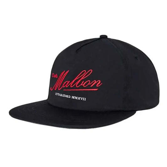 Malbon Members Snapback Black Color