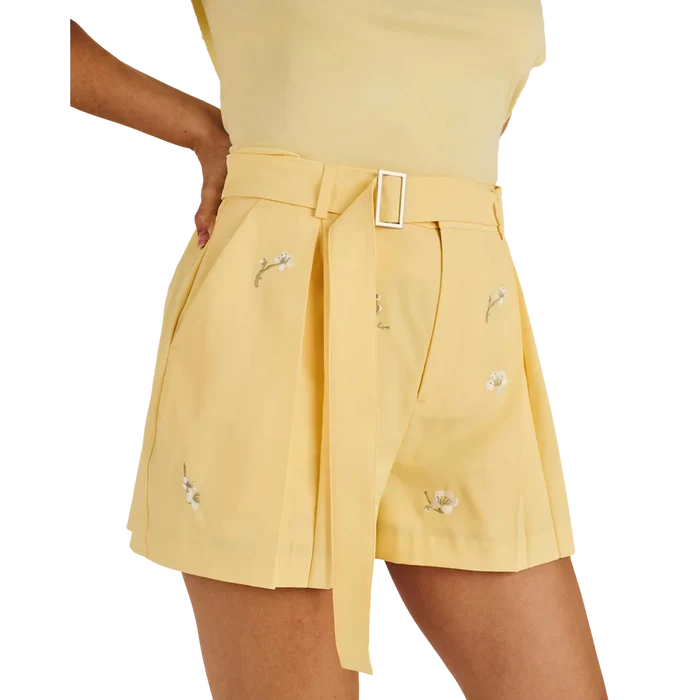 Malbon Women's Amara Blossom Short Yellow Color