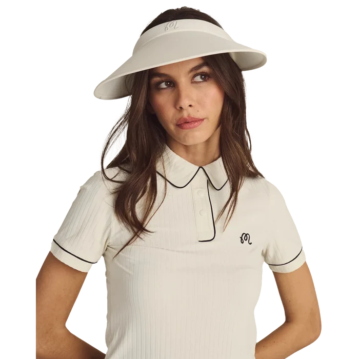Malbon Women's Claire Visor White Color