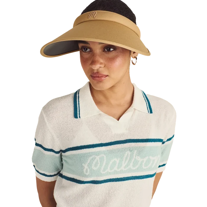 Malbon Women's Claire Visor Brown Color